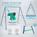 VIVOHOME Saucer Tree Swing, 41" inch Swing with 900D Oxford Waterproof, 2 Hanging Straps, 600lbs Support for Kids, Adults (Multicolour) - X002HX5CTD